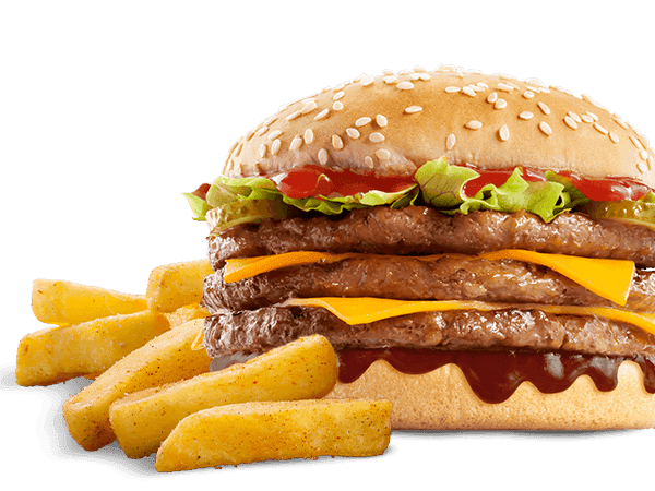 Cheesy BBQ Triple