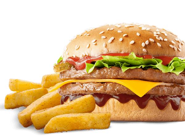 Cheesy BBQ Double